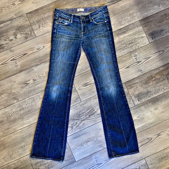 PAIGE | Laurel Canyon Boot Cut Denim Jeans SZ 27W - Picture 3 of 8